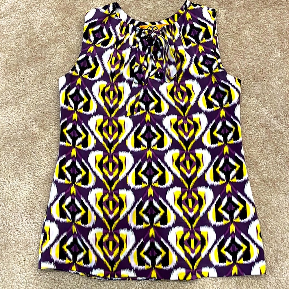 Tory Burch silk top.